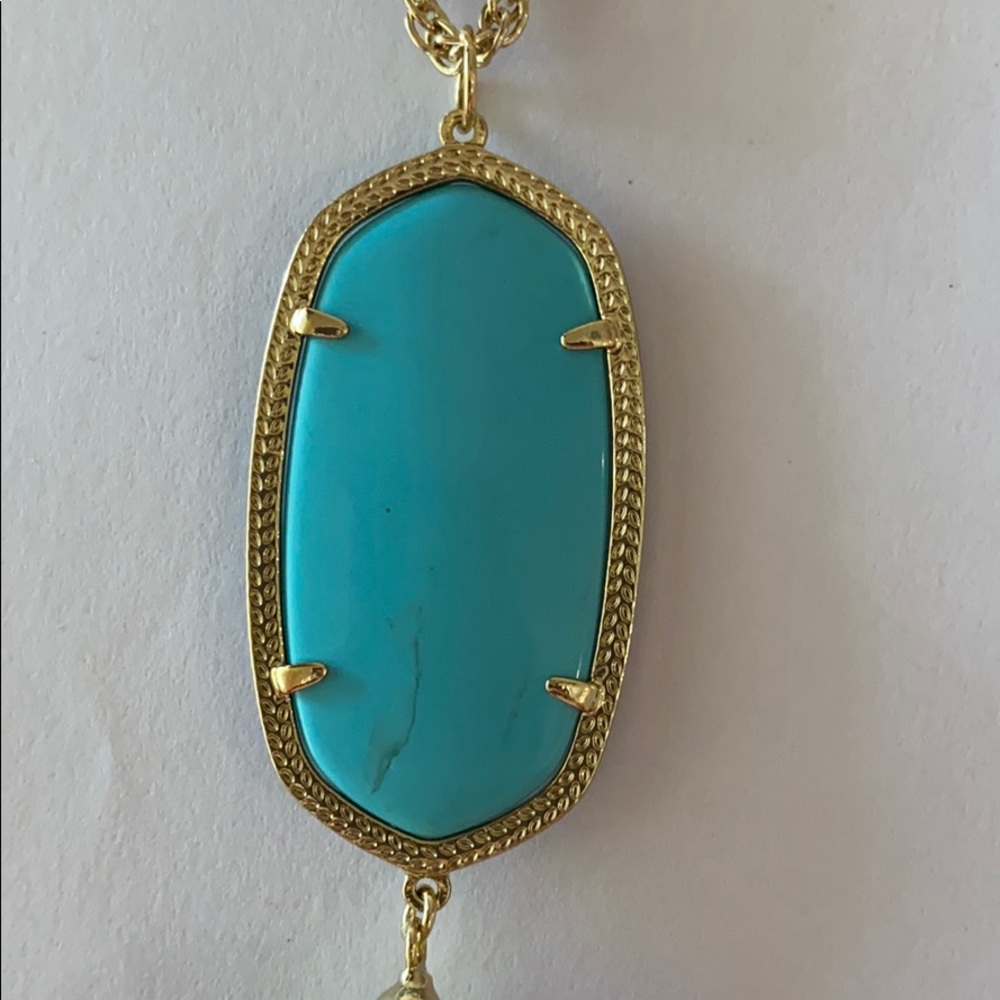 Kendra Scott Rayne Necklace in Turquoise - Picture 3 of 4
